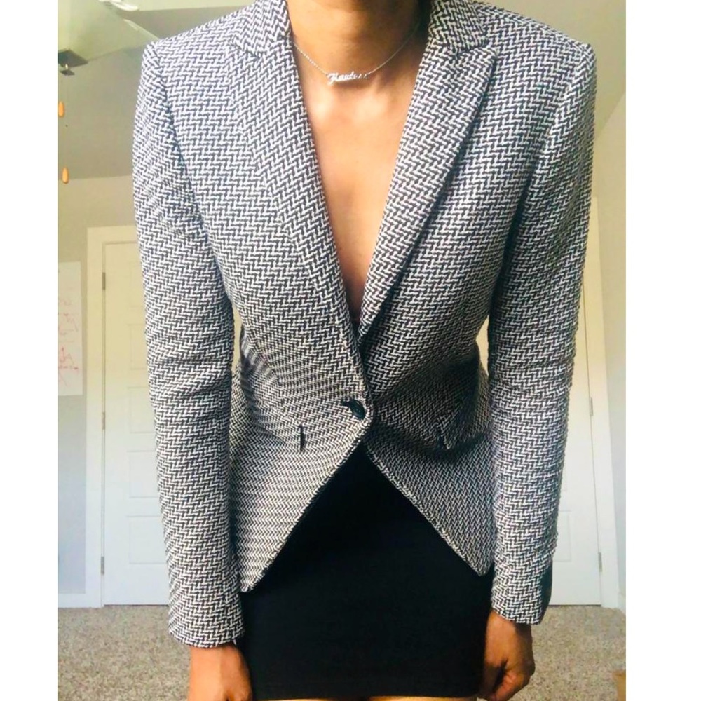 Black and white Tailored Blazer